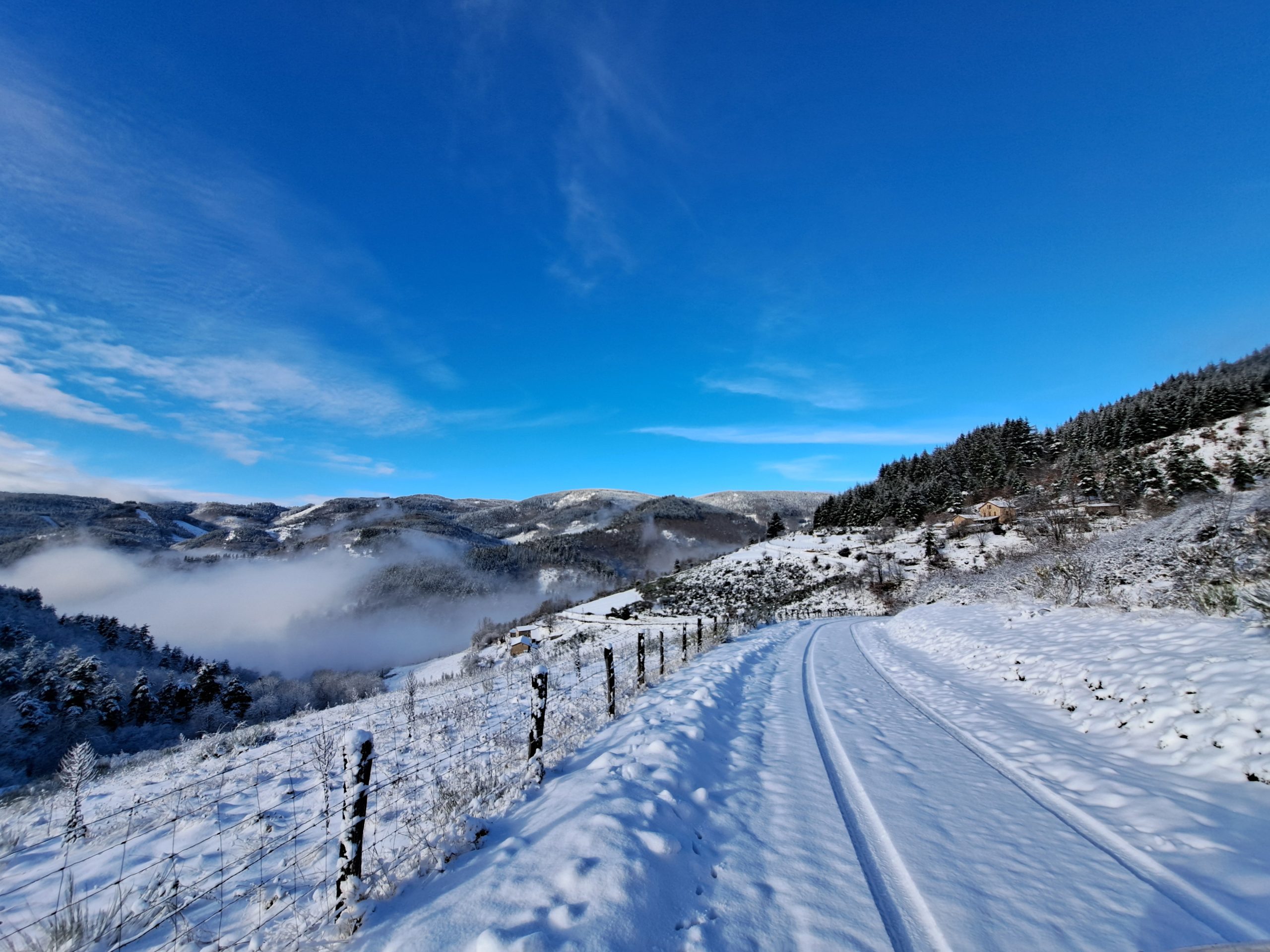Impressions hivernales des Monts d’Ardèche